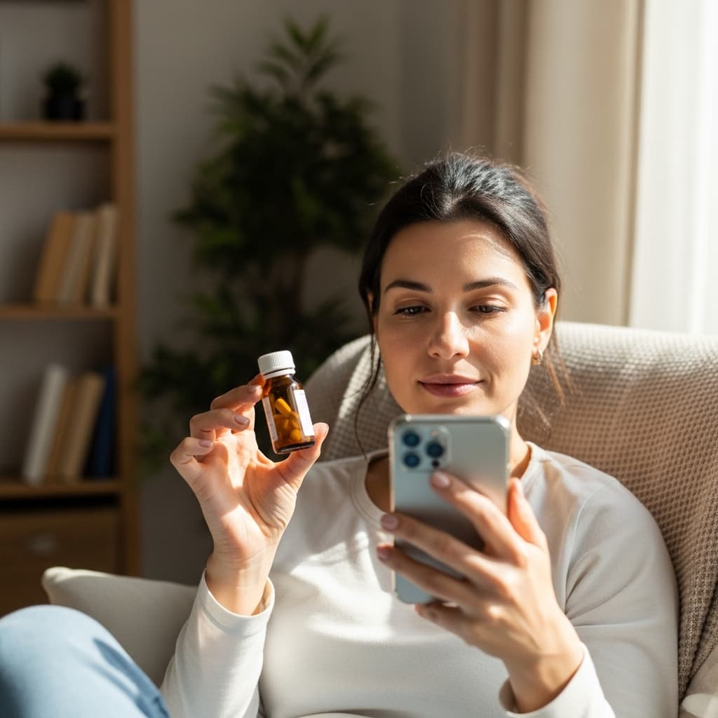 Pharmacist answering a question.